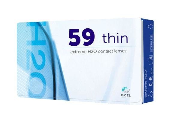 Extreme H2O 59% Thin (6 lentilles)