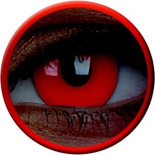 UV Glow Red (Annuelles) (2 lentilles)