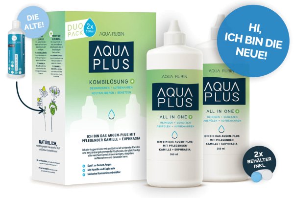 AQUA PLUS - Solution (2x350ml)