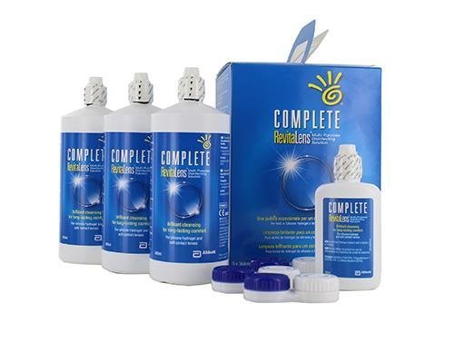 Complete Revitalens - BigPack (3 x 360ml + 60ml) + 3 Étui à lentilles